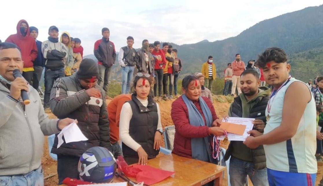 बनगाडमा नगर स्तरीय भलिबल प्रतियोगिता